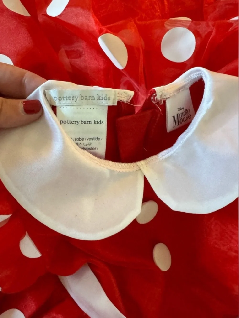 Pottery Barn Minnie Mouse Costume 2-3T - Picture 4 of 7